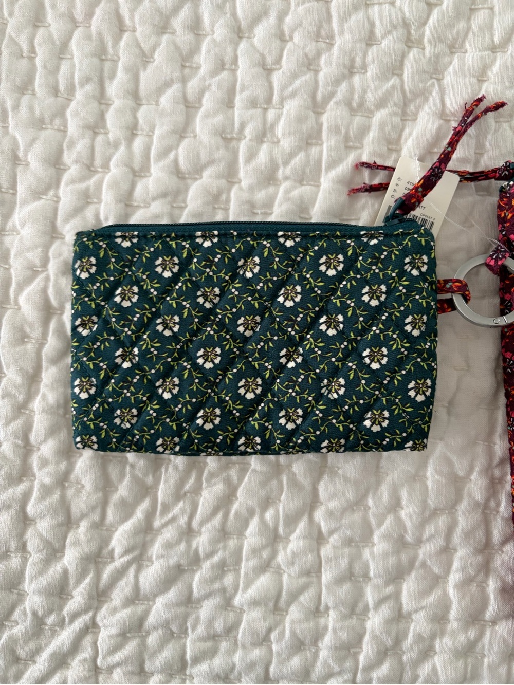 NWT Anthropologie Vera Bradley Quilted Floral Patchwork Set of 3 Pouches - Picture 2 of 5